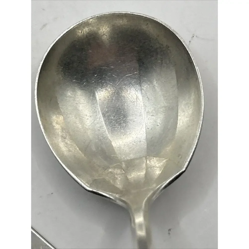 VTG 1930s ART DECO COMMUNITY PLATE BY OENIDA SILVERWARE SERVING SET UNIQUE